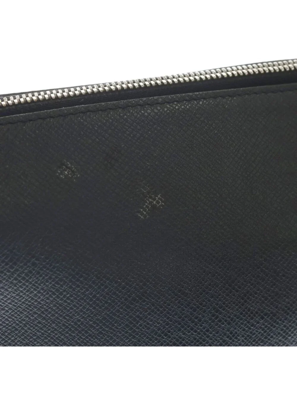 Louis Vuitton Taiga Grigori Messenger PM Leather Shoulder Bag Black